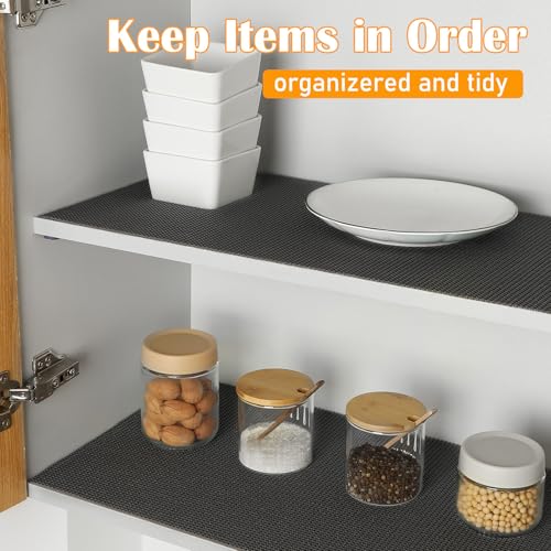 Songrey Non-Slip Shelf Cabinet and Drawer Liner, 12IN x 20FT, Black - color: Black, size: 12"W x 240"L