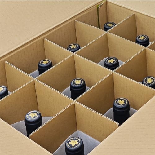 3 Sets Moving Boxes Packing Boxes Divider Kits,16 x 12 x 13 Inch Glassware Dish Packing Box Kitchen Moving Box Corrugate Dividers with 36 Pcs Foam Pouches,1 Pcs Tape Rolls with Dispenser - size: 16x12x13In-Wine Packaging