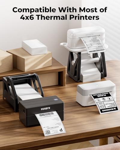 MUNBYN 4x6 Thermal Printer Labels, Commercial Grade, 220 Sheets/Stack - color: White, size: 4x6*220