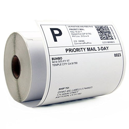 Buhbo Compatible DYMO LabelWriter 4XL Shipping Label 1744907, 4 x 6 inch - size: 20 Rolls