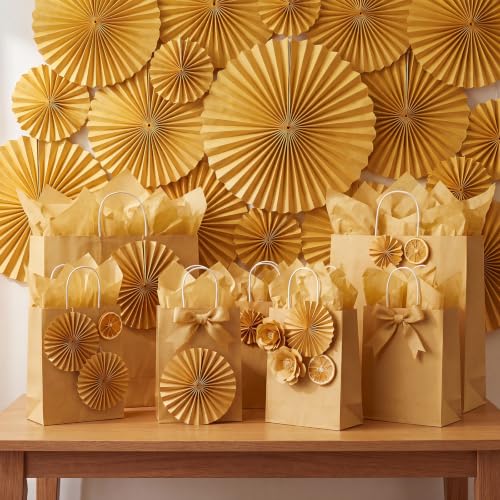 woric 160 Sheets Gold Tissue Paper for Gift Bags 14 X 20 Inches - color: Gold