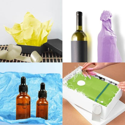 120 Sheets 14 x 20 Inch Pastel Tissue Paper for Gift Bag Wrapping - color: Pastel