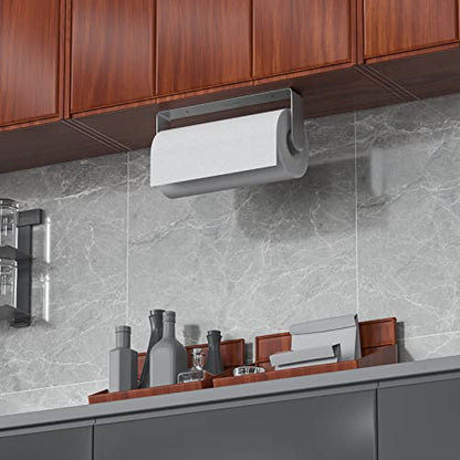 Mbillion Brushed Silver SUS304 Paper Towel Holder - color: Brushed Silver
