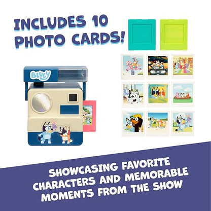 Bluey Chikit Chikit Pretend Camera, 10 Photo Cards, Role Play - style: Chikit Chikit Pretend Camera