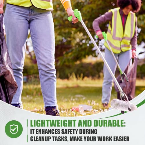 Sabary 5 Pack Suction Cup Grabber Reacher Tool Trash Picker,Green,35inch - color: Green, size: 35 Inch