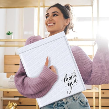 Fuxury Bubble Mailers Bulk 14.5x20" 120 Pack White Large Padded Envelopes - color: White, size: 14.5x20" 120PC