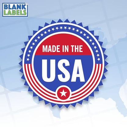 Blank Labels Address Barcode Shipping Labels - 4” x 1” - 20 Labels Per Sheet - Permanent White Matte - Inkjet and Laser Guaranteed - Easy to Peel - Made in USA - 10 Sheets - 200 Labels - size: 4" x 1"