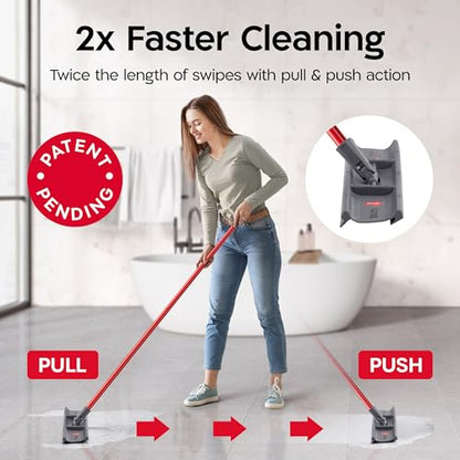 Tyroler MoppyShmoppy Heavy Duty Floor Squeegee for Concrete Floors 16.5"