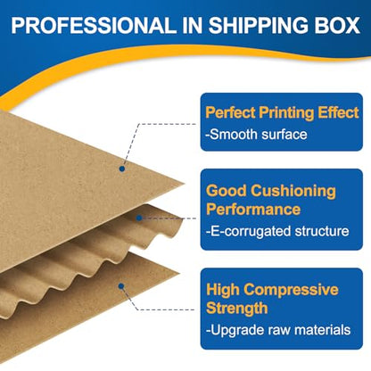 Famagic 12 Pack 7x5x2 Brown Small Shipping Boxes for Small Business, Gifts - color: Brown, size: 7x5x2" 12pcs