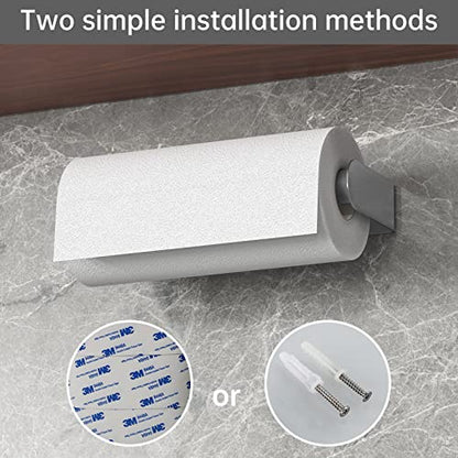 Mbillion Brushed Silver SUS304 Paper Towel Holder - color: Brushed Silver