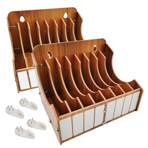 8-Tier Sandpaper Organizer Fit for Sanding Discs 5 Inch, Sandpaper Storage Holder, Woodworking Tool Box Organizers and Storage Rack (Excluding Sandpaper), 2 Pack - style: 2 Pack