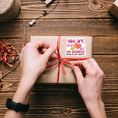 You are The Love of My Business Stickers,Thank You Sticker for Small Business Mail Envelopes Shipping Package Packing 500 Labels Per Roll - color: You Are the Love of My Business