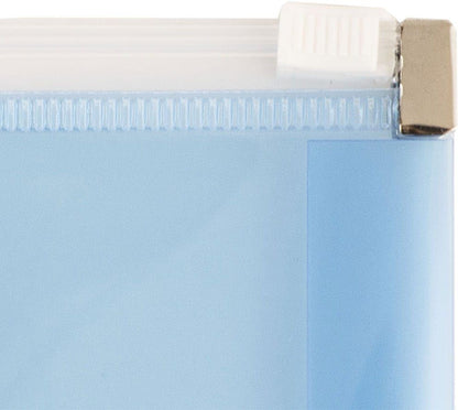 JAM PAPER Plastic Envelopes with Zip Closure - Letter Booklet - 9 3/4 x 13 - Blue - 3/Pack - color: Blue, size: Letter Size - 3 Pack