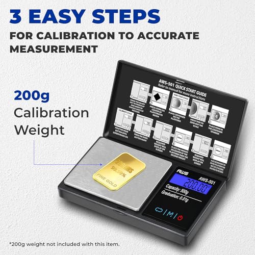 Series Digital Pocket Weight Scale 600g x 0.1g |Digital Gram Scale Small Scale Mini Food Scale Jewelry Scale Ounces/Grains Scale, Easy to Carry - AMERICAN WEIGH SCALES (Black, 500g x 0.01g) - color: Black, size: 500g x 0.01g