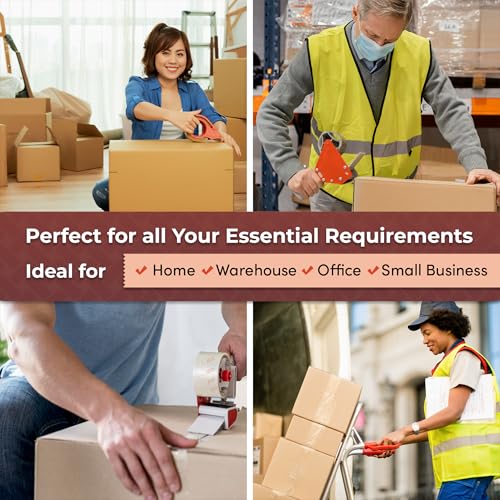 3" Extra-Wide Clear Packing Tape, 4 Pack, 110 Yard Roll, Performance Grade True 2.70 MIL, 3 Inch Extra Wide, Strong Adhesion for Shipping, Mailing, Sealing, Moving and Storage of Heavy Duty Items