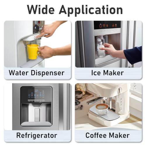 LOPNUR 2 Pack Refrigerator Drip Tray Catcher, 9"x3.1" Trapezoid, Light Grey - color: Light Grey, size: Trapezoid - 9"x3.1"