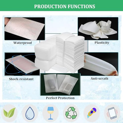 12x16Inch Cushion Foam Pouches 50pcs, Big Foam Wrap Pouches - size: 12x16 Inch (50Pack)