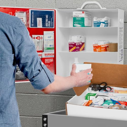 MFASCO Workplace First Aid Kit Refill with OTC Medications 546 Pieces - size: 3 Shelf, style: w/ 546 Pieces no Cabinet