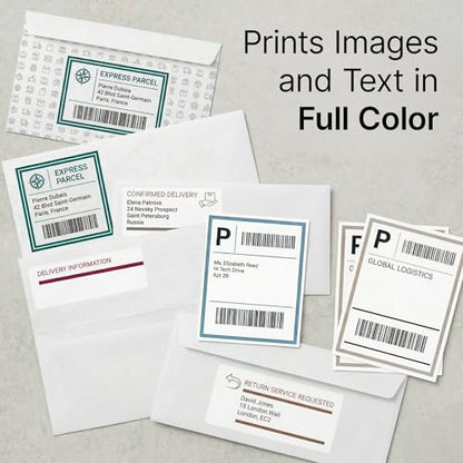 3.5" X 5" Matte White Printable Shipping Labels (30 Sheets, 120 Stickers) - size: 3-1/2" X 5"
