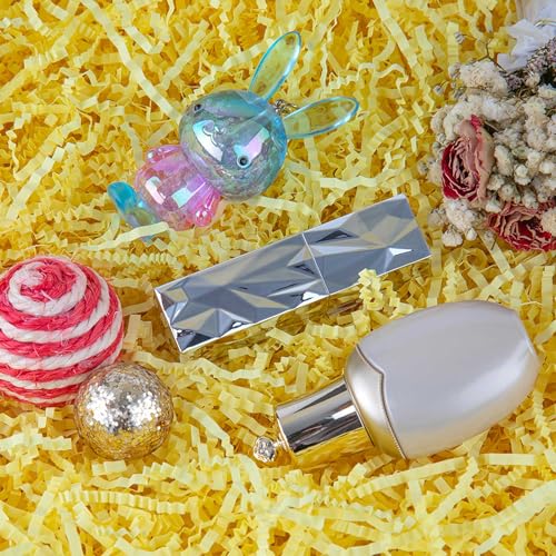 Caleihd Crinkle Cut Paper Shred Filler Gift Cushion Streamer Yellow - color: Yellow