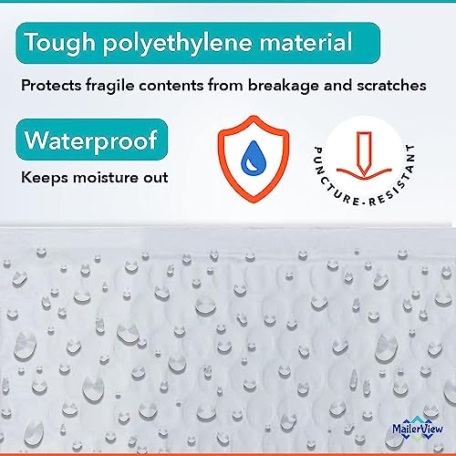 Small Bubble Mailers 4x8, Self Seal Poly Padded Envelopes #000, 500 Pack - color: White, size: 4"x8" / 500 Pack