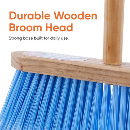 Superio Blue Synthetic Broom Head Refill - 12 Inch, Hard Floor, Kitchen & Home Broom - color: Synthetic, size: 1 Pack Head