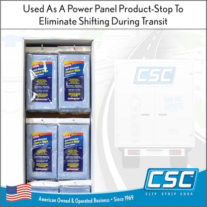 Clip Strip 300 Pack Inventory Control Clips, Peg Hook Product Stoppers, Fits .15" to .25" Diameter Plastic or Metal Hooks, Product Display Control, Pegboard Accessories