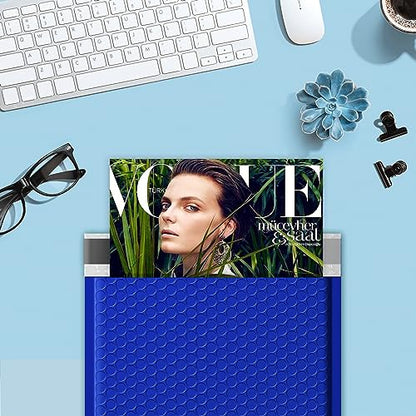Fuxury Bubble Mailers 8.5x12 Inch 40 Pack Large Bubble Envelopes - color: Royal Blue, size: 8.5x12" 40PC