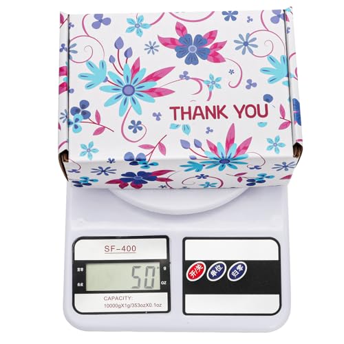 Cedilis 40 Pack Colored Floral Small Shipping Boxes, 6x4x2 Inches