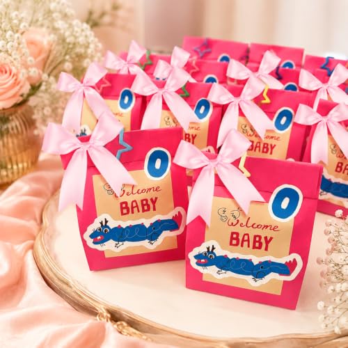 Pink Bows 100 Pcs 3.5 Inch Pre-Tied Satin Ribbon Bows with Adhesive Dots - color: Pink, size: 100 PCS
