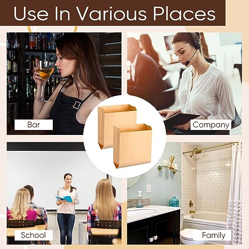 Thenshop 50 Pcs Sanitary Napkin Disposal Bags Waxed Kraft for Bathroom