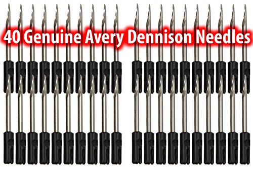 Avery Dennison Standard Tagging Gun Replacement Needles,10-Pack - Each Pack Contains 4 Needless for a Total of 40- Avery Dennison # 08941 Needles