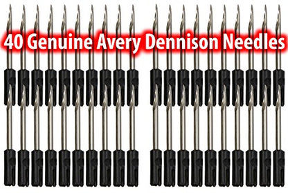 Avery Dennison Standard Tagging Gun Replacement Needles,10-Pack - Each Pack Contains 4 Needless for a Total of 40- Avery Dennison # 08941 Needles