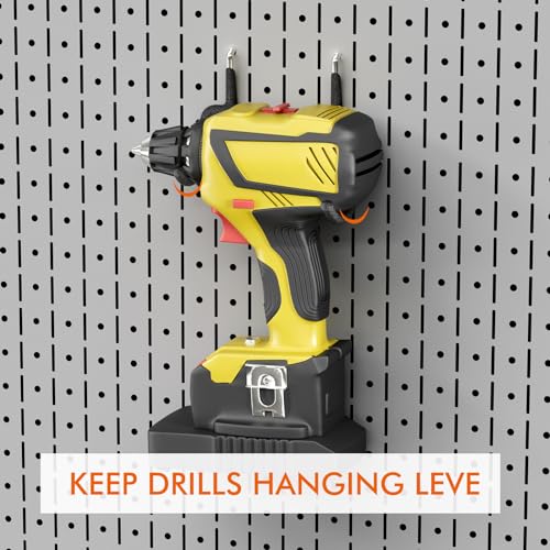 Utility Heavy Duty Pegboard Hooks, 8Pack Peg Board Power Tool Drill Holders - style: 8 Pack