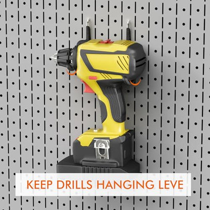 Utility Heavy Duty Pegboard Hooks, 8Pack Peg Board Power Tool Drill Holders - style: 8 Pack