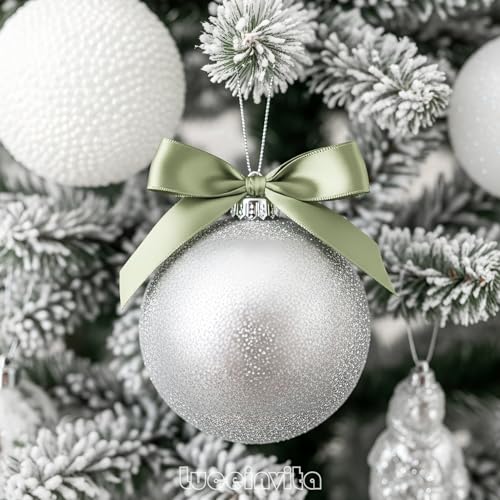 3.5" Sage Green Satin Ribbon Bows (50 Packs) - color: Sage Green, size: 3.5 Inch - 50pcs