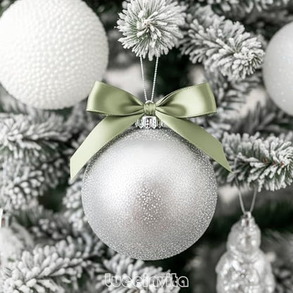 3.5" Sage Green Satin Ribbon Bows (50 Packs) - color: Sage Green, size: 3.5 Inch - 50pcs