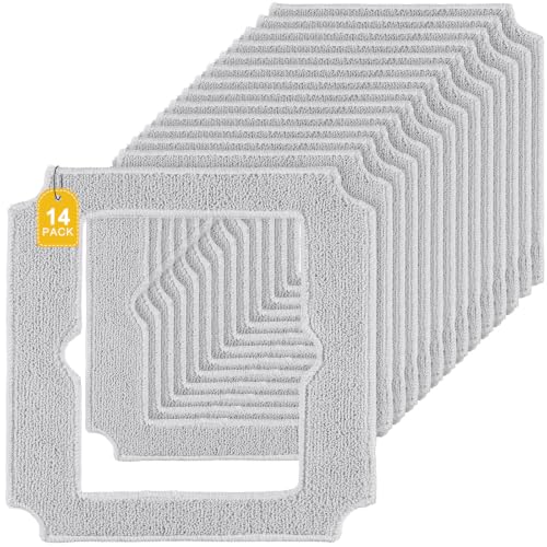 14 Pack Replacement Mop Pads for ECOVACS WINBOT Mini Window Cleaning Robot - size: 14 Pack-Winbot Mini Mop Pads