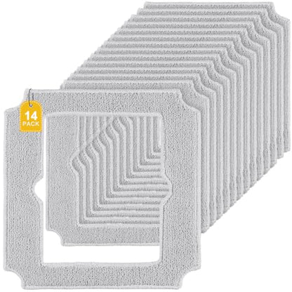 14 Pack Replacement Mop Pads for ECOVACS WINBOT Mini Window Cleaning Robot - size: 14 Pack-Winbot Mini Mop Pads