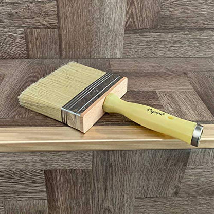 Magimate Deck Stain Brush, Wide Paint Brush for Fence & Limewash, 5 Inch