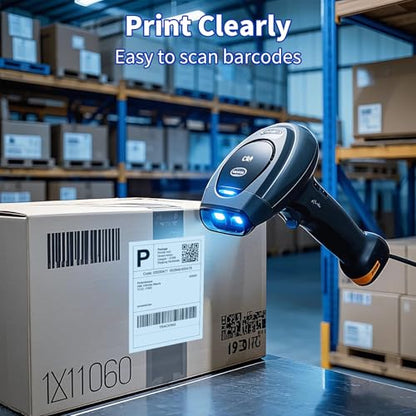 4" x 6" Direct Thermal Labels, 4000 Fanfold Shipping Labels with Perforated Line for Zebra & Rollo Printer, Thermal Printer Label 4x6, Permanent Adhesive - color: White-4000 Labels