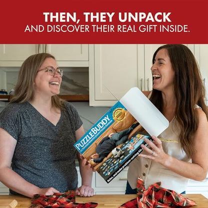 Prank-O Prank Gift Box – Puzzle Buddy | Hilarious Gag Gift Box, Birthdays, White Elephant, Secret Santa & More | Empty Joke Box for Wrapping Real Presents, Comedy - color: Puzzle Buddy