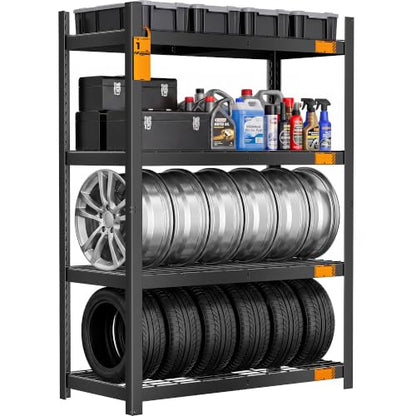 CAMMOO 3200LBS Storage Shelves, 4 Tier Wire Shelf 40" W x 20" D x 60" H - size: 40"W x 20"D x 60"H