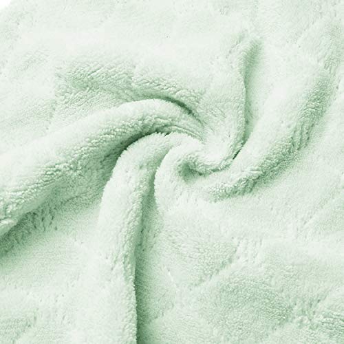 kimteny Microfiber Dish Cloths for Washing Dishes 5 Pack, Pink-Green - color: Pink-green