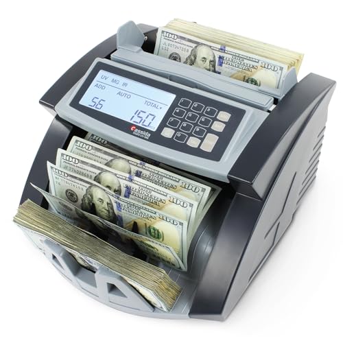 Cassida Money Bill Counter| Business Grade| 1,300 Notes/Min| 5520 UV/MG - size: Small (5520 Uv/Mg)