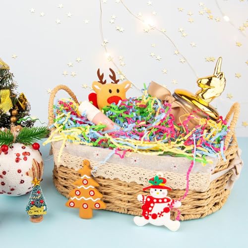 Caleihd Crinkle Cut Paper Shred Filler Gift Cushion Streamer 4 Mix Color - color: Festival Blend