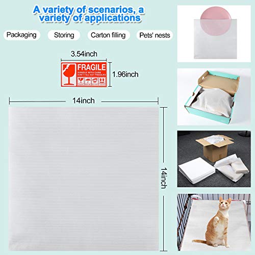 14"X 14"Foam Pouches, 50pcs Cushion Foam Pouch for Moving and Storing. - size: 14x14-50pcs