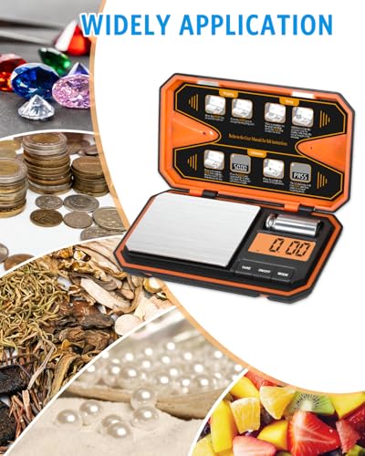 AMIR Digital Pocket Scale, 500g x 0.01g Gram Scale, LCD Display