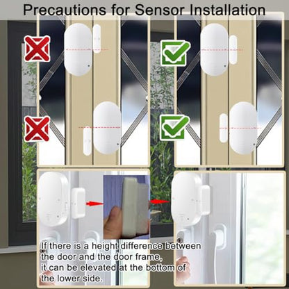 Door Chime,Door Open Contact Sensor Alarm with 600 FT Range,5 Volume Levels,Door Ringer Alert for Business/Store/Home/Office When Enter with Switch ON/Off Button Sensor (One Sensor One Receiver)