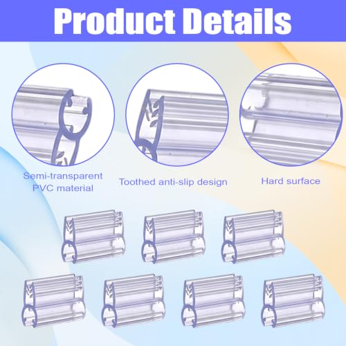 30 Pcs Gridwall Sign Holder Clip, Plastic Grid Wall Accessories